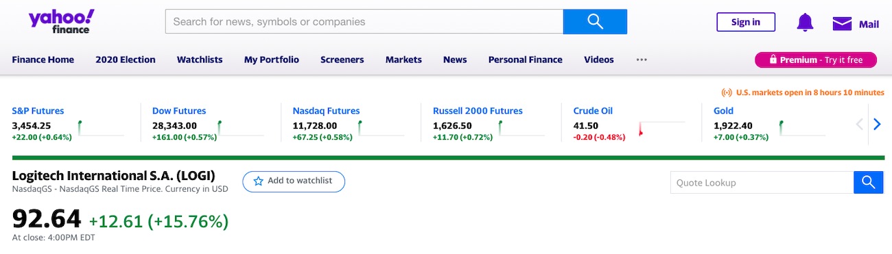 Yahoo Finance